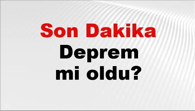 Kütahya'da Son Dakika: Deprem Korkuttu, Bilgiler Geldi!