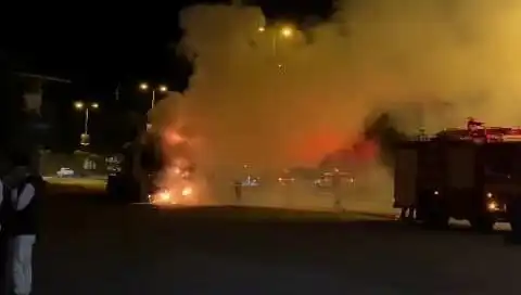Zonguldak'ta Seyir Halindeki TIR Yangını: Korku Dolu Anlar