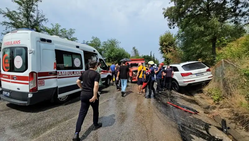 Sakarya'da Feci Kaza: Kamyonet ve Cip Çarpıştı, 5 Yaralı
