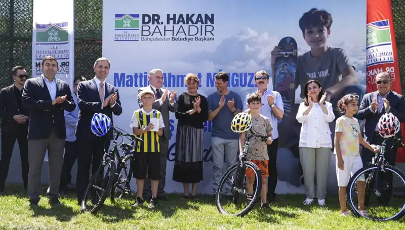 Bahçelievler'de Açılan Mattia Ahmet Minguzzi Skate Parkı Gençlerin Yeni Buluşma Noktası