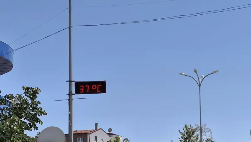 Sıcak hava dalgası: Termometreler ilçede 38 dereceyi buldu