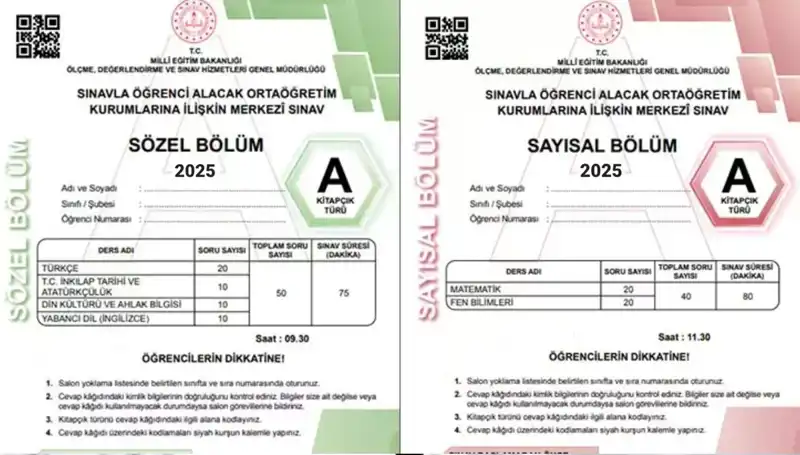 LGS 2025 Soru ve Cevap Anahtarı Yayın Tarihi Belli Oluyor!